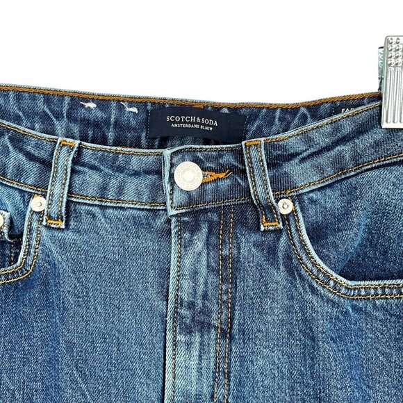 Scotch & Soda Blue Flare Jeans - Picture 4 of 14